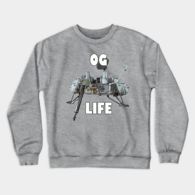 OG Life, Viking Lander Crewneck Sweatshirt by Among the Leaves Apparel